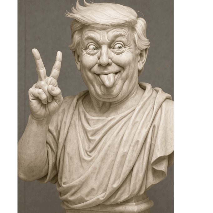 Marble Funny Statues