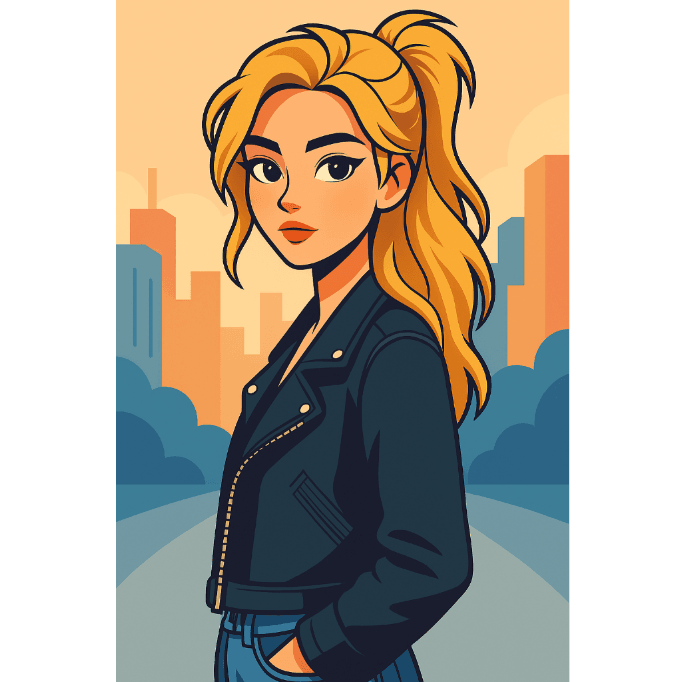 Vector Cartoon Portrait