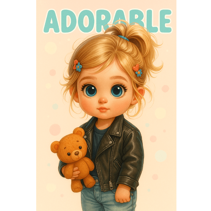 Toddler Magazine Cover Style