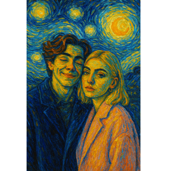 Starry Brushstroke