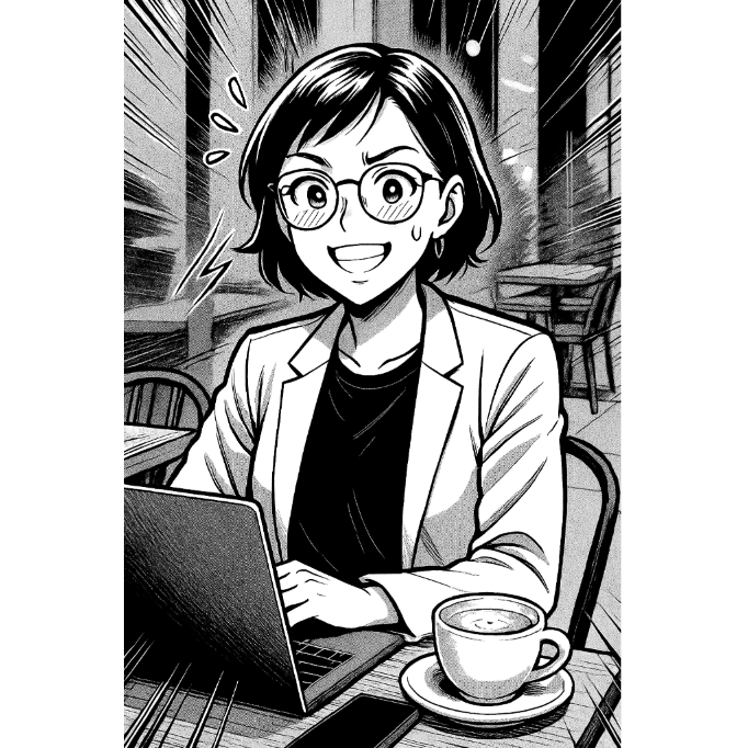 B&W Manga Look