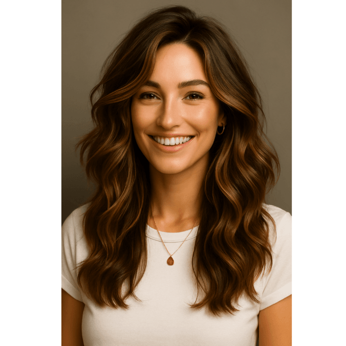 Golden Tousled Waves