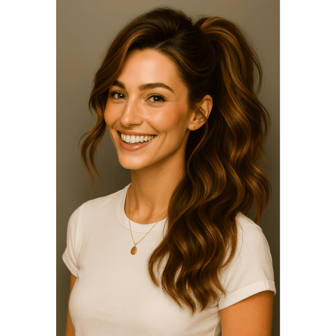 Voluminous Wave Ponytail