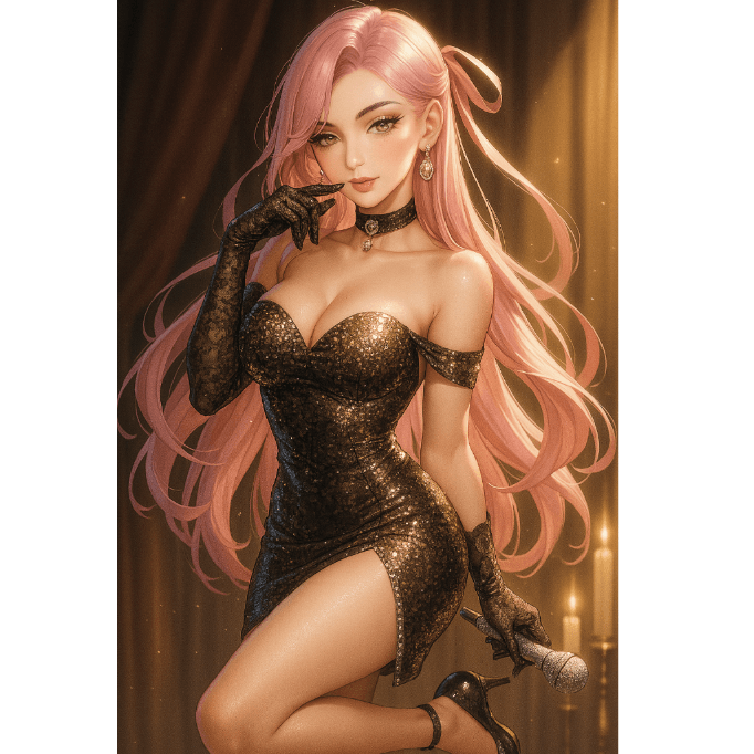 Glamorous Stage Diva
