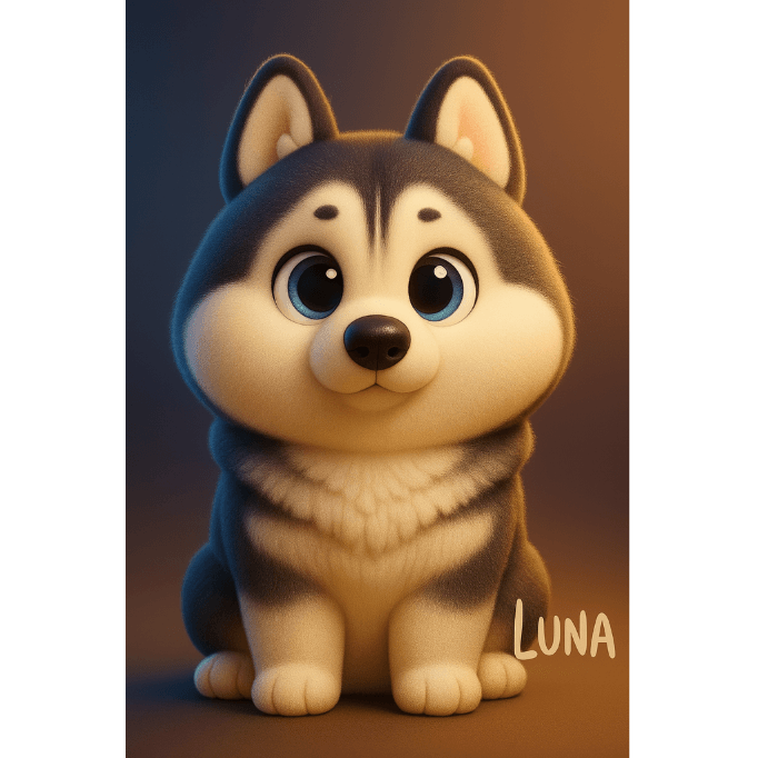 3D Cute  Cartoon Pet