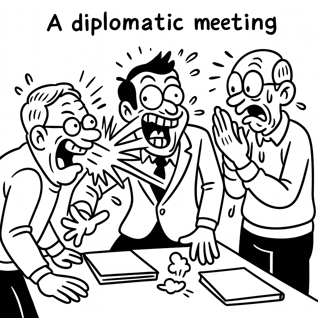 Exaggerated Ink Comic