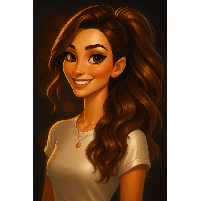 Glam-Toon Portrait